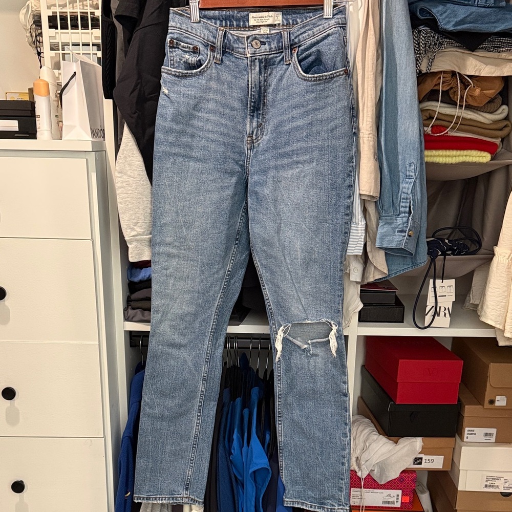 A&F Women's Blue Jeans